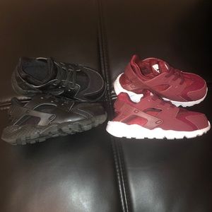 Two pair of Toddler Nike Huaraches